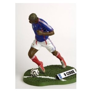 Foot Equipe de France 2006 figurine Cissé 7.5cm